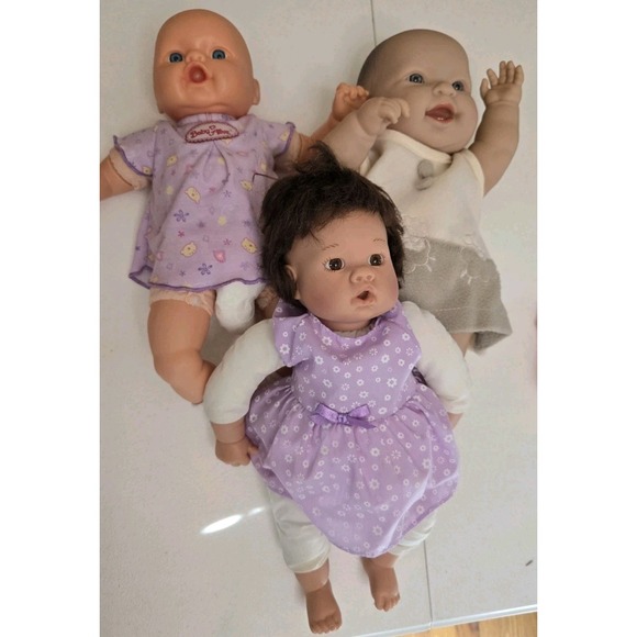 Lot‎ of 3 Baby Dolls • Baby Alive Hasbro • Berenguer / JC Toys Realistic Baby... - Picture 2 of 6